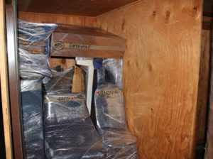 inside a managed storage vault