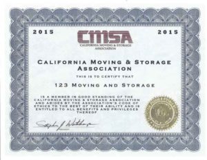 California moving & storage association 2015