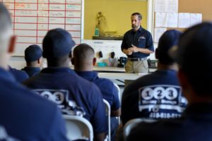 Movers being trained