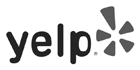 Yelp Grayscale Logo