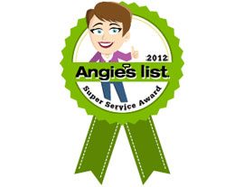 Angies List Super Service Award 2012