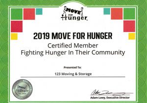 mover for hunger member 2019