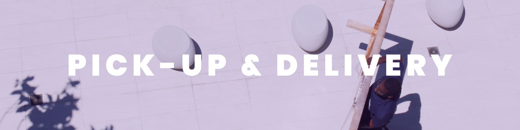 pick-up and delivery services for designers
